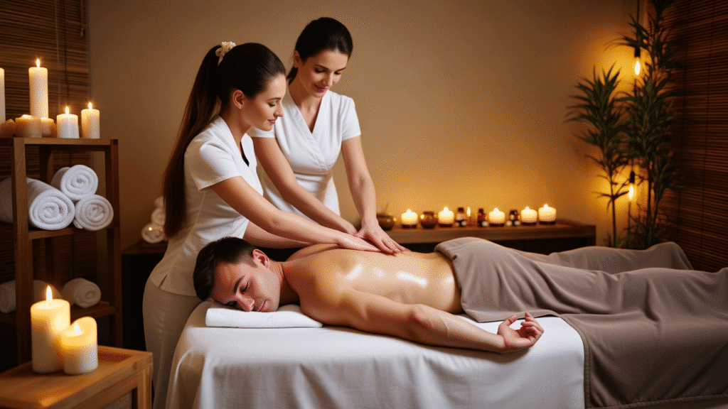 Best Body Massage Spa in Indiranagar, Bangalore sandwich massage 1024x576